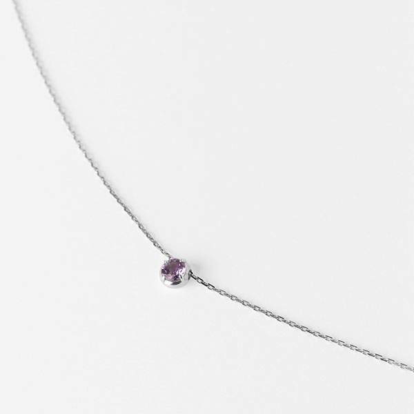 Ожерелье Côte & Jeunot с Розовым Камнем Сердце