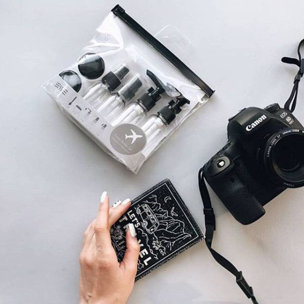 Набор флаконов для путешествий ESSE Black