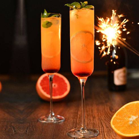 Набор бокалов для шампанского Krosno Glamour 170 мл 6 шт