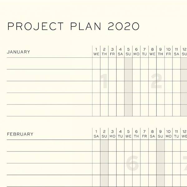 Еженедельник Leuchtturm1917 Master Черный 2020 (359990)