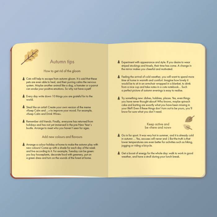 Набор блокнотов 4 seasons