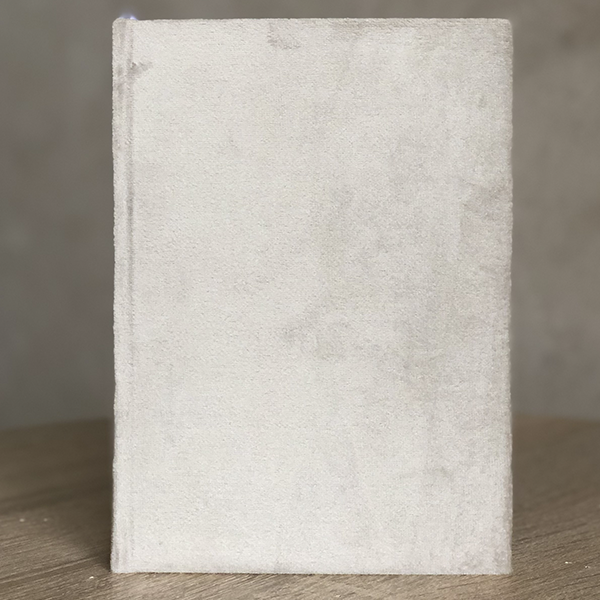 Планер в оксамитовій обкладинці Кремовий