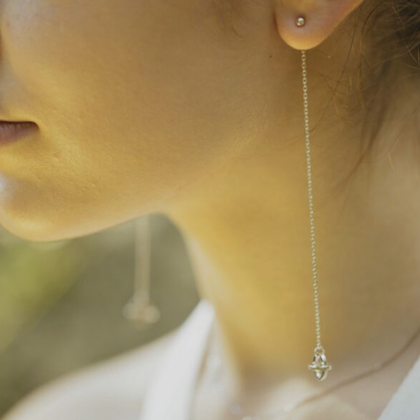 Серьги - спички Côte & Jeunot Space