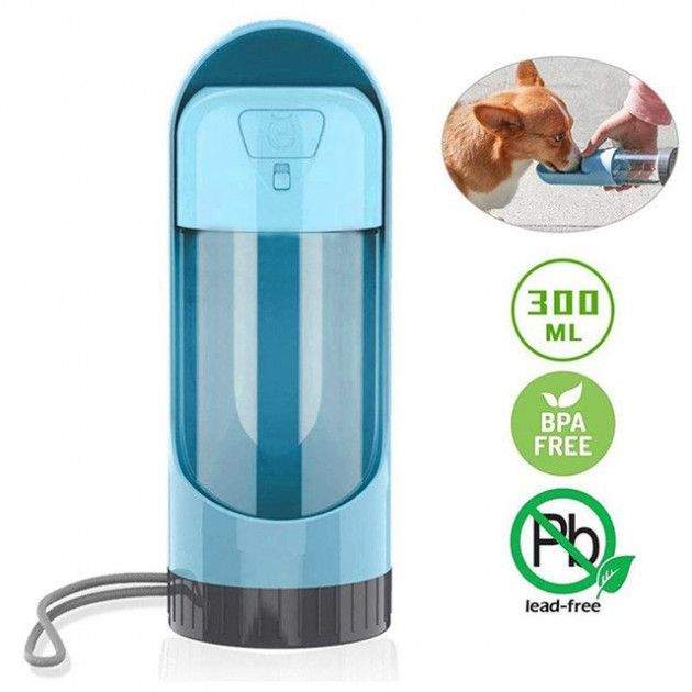 Поилка для животных Pet Travel Bottle Be Different Голубая