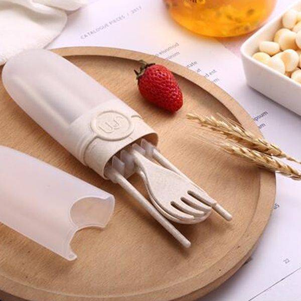 Эко Набор Столовых Приборов BeDifferent Version 2 Бежевый