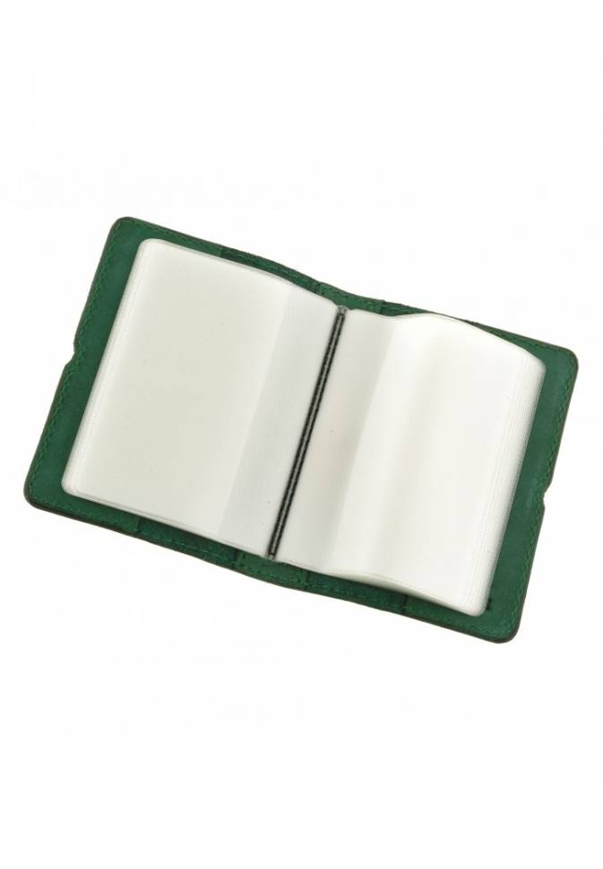 Кард-кейс BlankNote 7.0 Изумруд с перьями