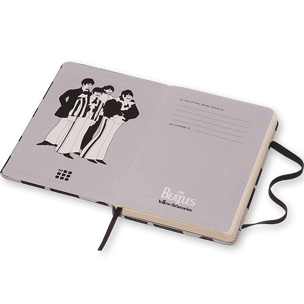 Кишеньковий блокнот Moleskine Beatles Fish Лінія Сірий