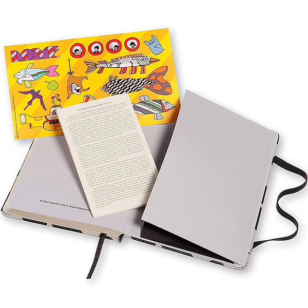 Кишеньковий блокнот Moleskine Beatles Fish Лінія Сірий