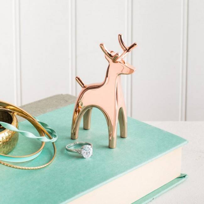 Держатель для колец UMBRA Anigram Reindeer медь