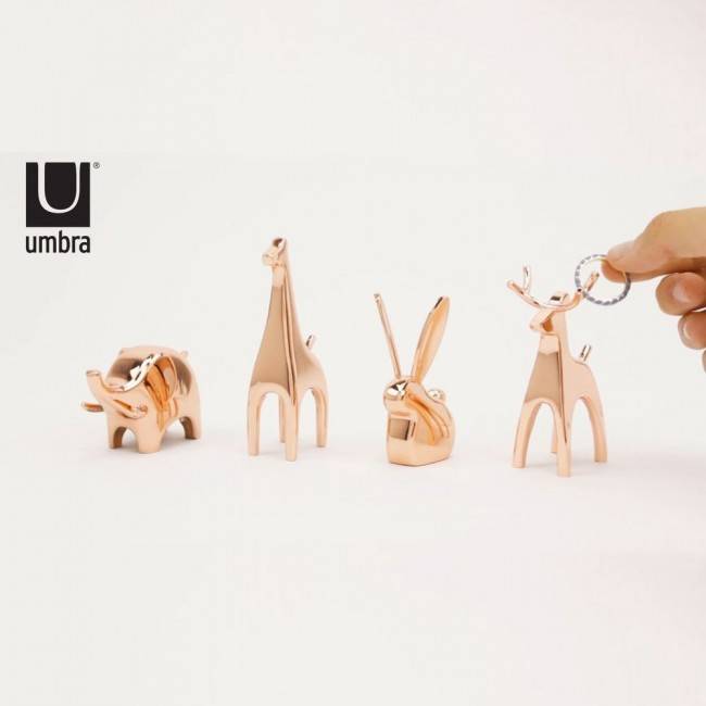 Держатель для колец UMBRA Anigram Reindeer медь