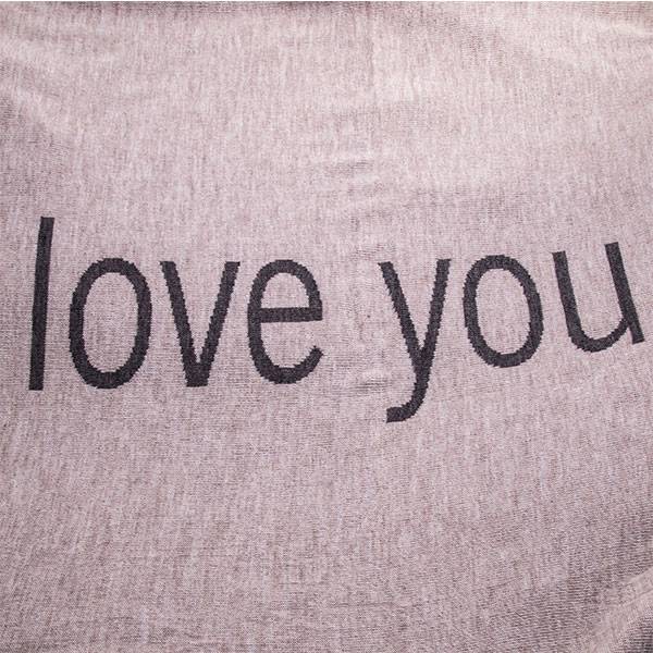 Плед Decorlab с надписью (на выбор)