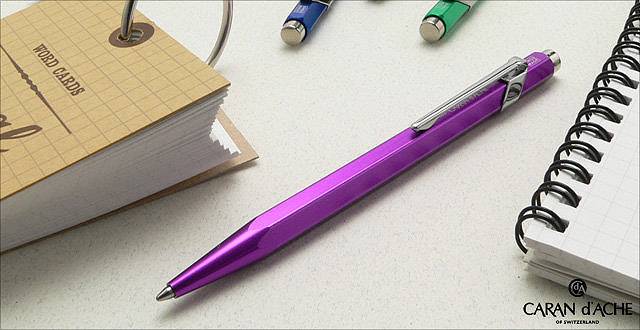 Шариковая ручка Caran d'Ache 849 Metal-X Фиолетовая