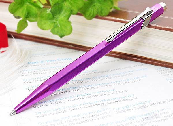 Шариковая ручка Caran d'Ache 849 Metal-X Фиолетовая