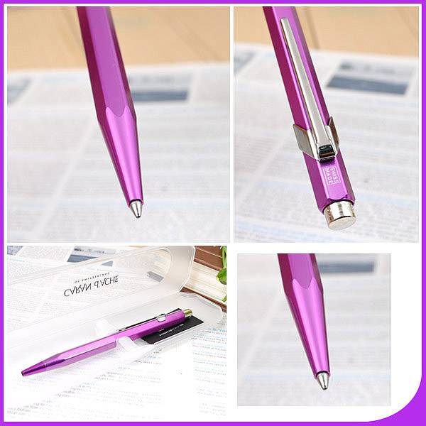 Шариковая ручка Caran d'Ache 849 Metal-X Фиолетовая