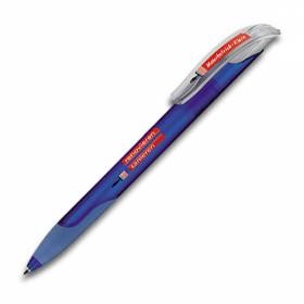Ручка Кулькова Challenger Soft Clear Пластикова Синя