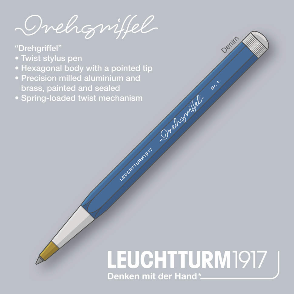 Ручка Drehgriffel Leuchtturm1917 Denim (362458)