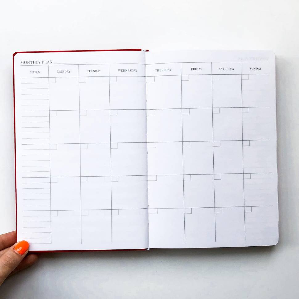 Планер My Perfect Day Active Красный