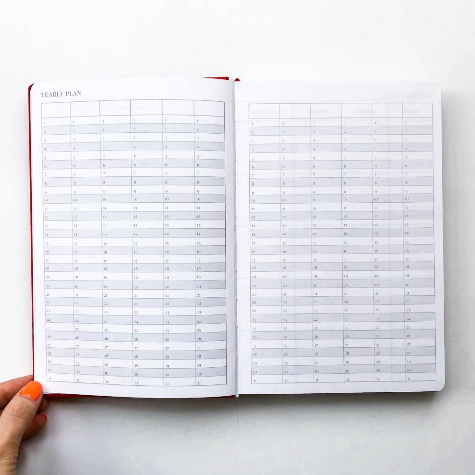 Планер My Perfect Day Active Красный