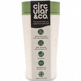 Эко-чашка Circular Cup Label Green 340 мл