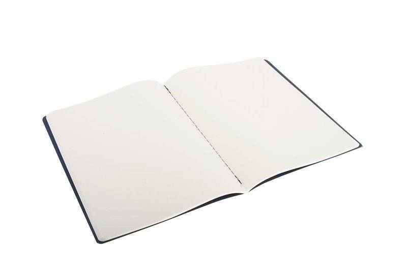 Большая тетрадь (3 шт) Moleskine Cahier черная Чистые листы