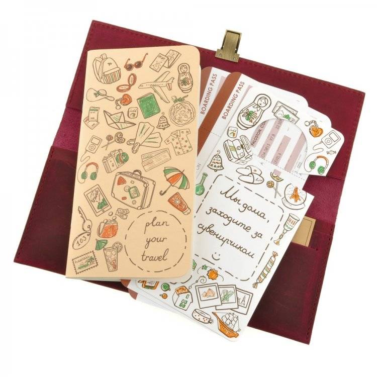 Кожаный дорожный кейс BlankNote ver. 2.0 Виноград