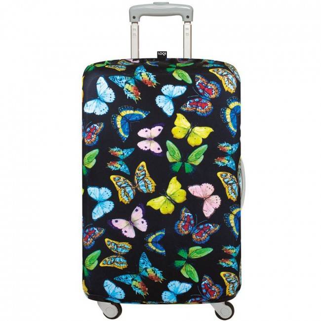 Чехол для чемодана Loqi Wild  Butterflies Medium