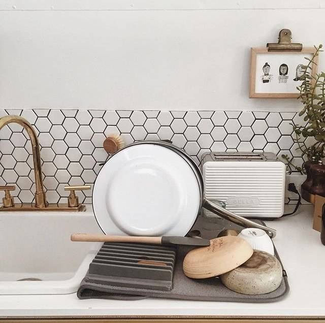 Сушка для посуды UMBRA Udry Mini Серая