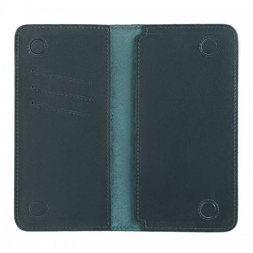 Вертикальное портмоне на магнитах Black Brier Зеленое (PM6-Green)