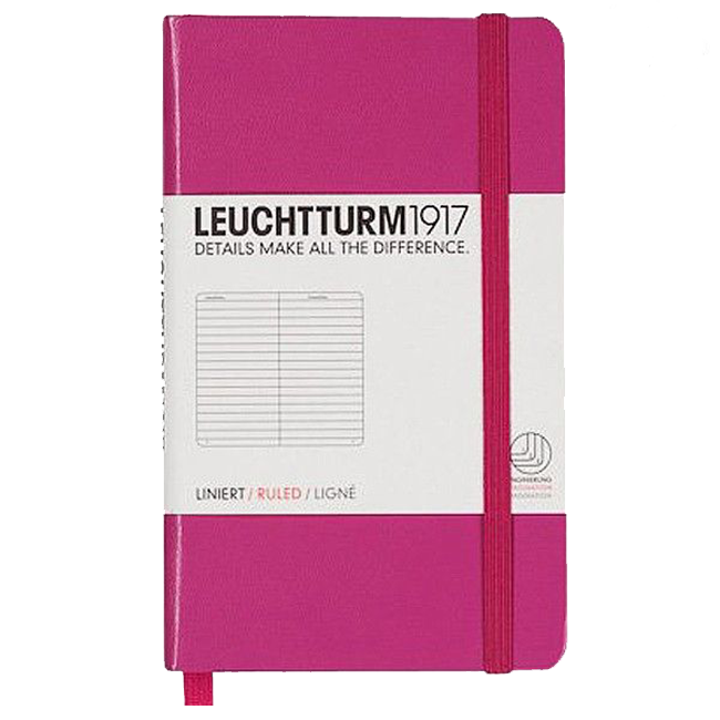 Блокнот Leuchtturm1917 Карманный Розовый Линия (339589)