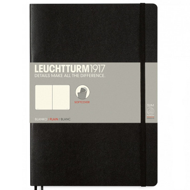 Блокнот Leuchtturm1917 Мягкий Composition Черный Чистые листы (349295)