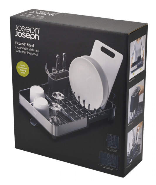 Сушилка для посуды Joseph Joseph Большая Черная