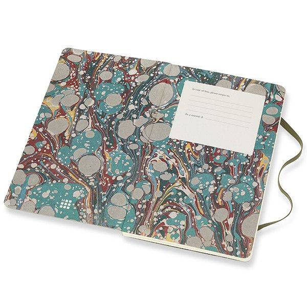 Блокнот Moleskine Contrast Time Зеленый Линия