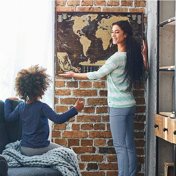 Скретч карта світу My Map Chocolate edition ENG в тубусі