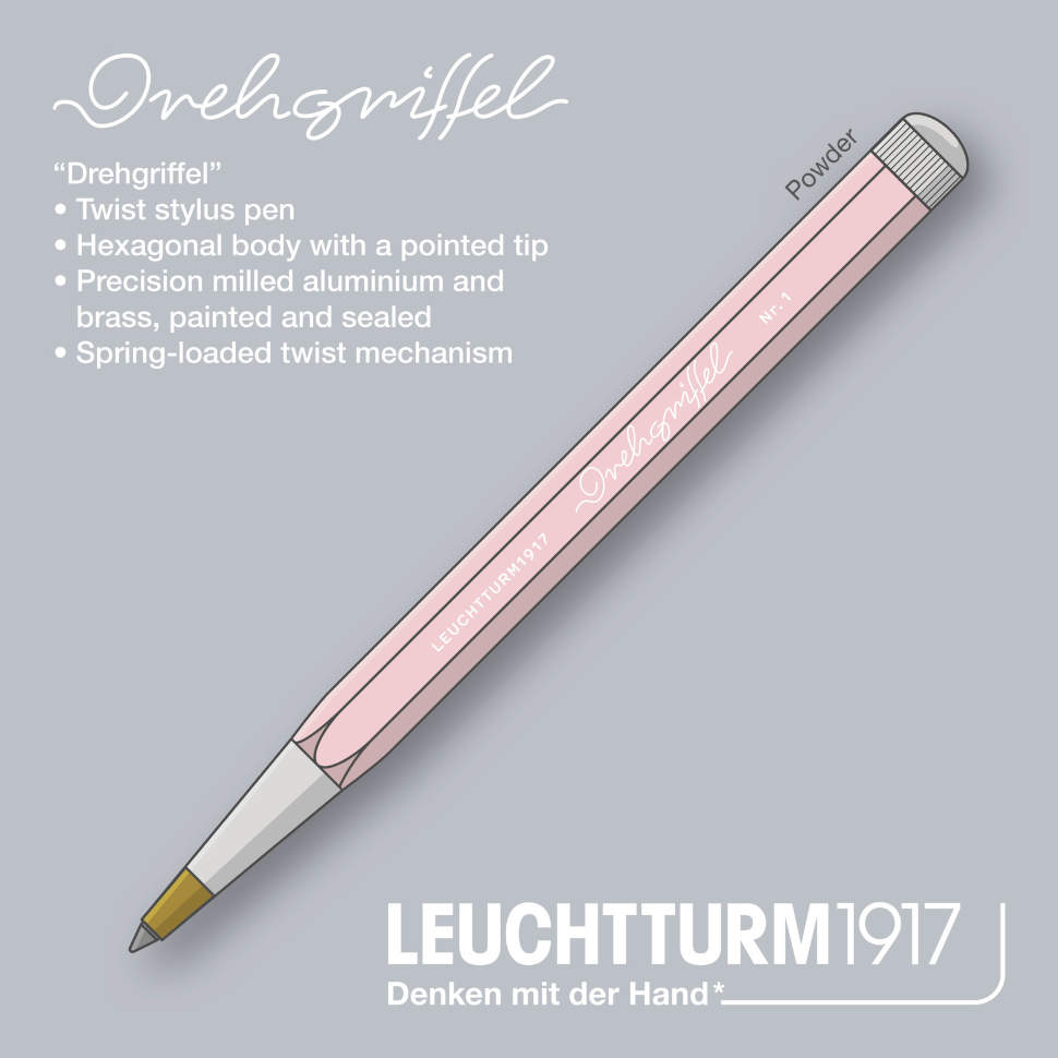 Ручка Drehgriffel Leuchtturm1917 Powder (362453)