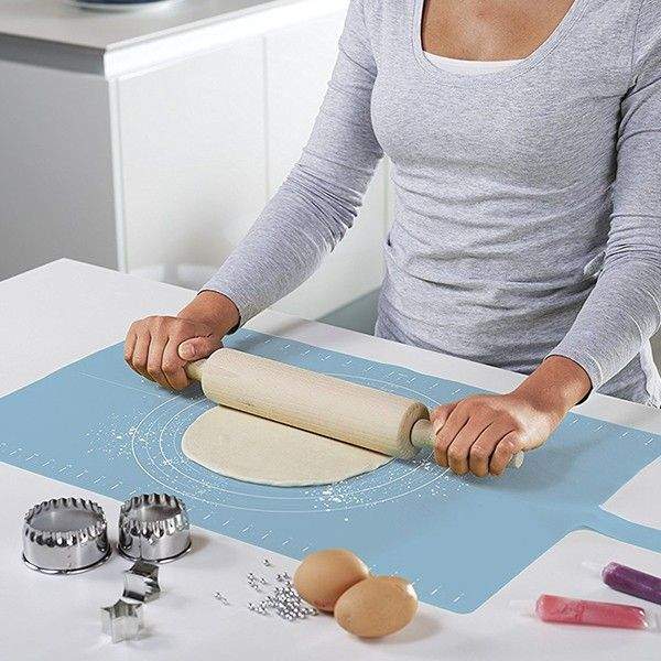 Коврик для Теста Joseph Joseph Roll-up Силиконовый Синий