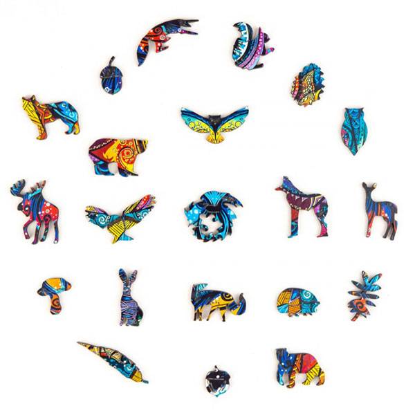 Деревянный пазл Сова