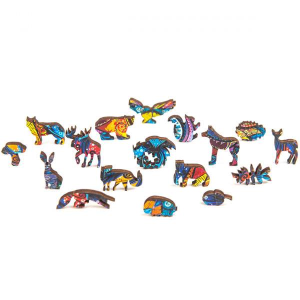 Деревянный пазл Сова