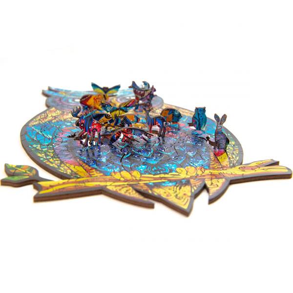 Деревянный пазл Сова