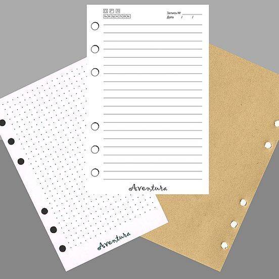 Змінний блок для блокнотів Aventura Крафт