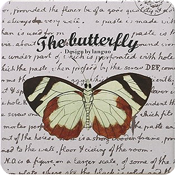 Блокнот Languo Butterfly Lilac в металлической обложке