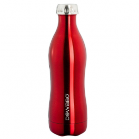 Термос пляшка Dowabo 500 мл Red Metallic Collection
