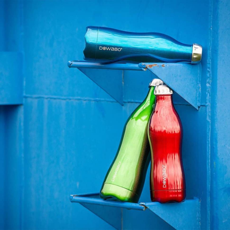 Термос бутылка Dowabo 500 мл Red Metallic Collection