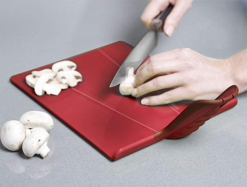 Разделочная Доска Joseph Joseph Chop2Pot Plus Large Красная Складная