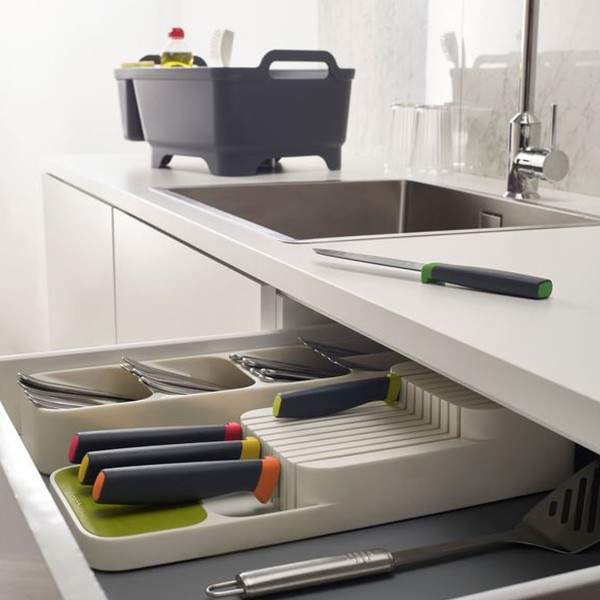 Органайзер для ножей Joseph Joseph Drawer Store Белый