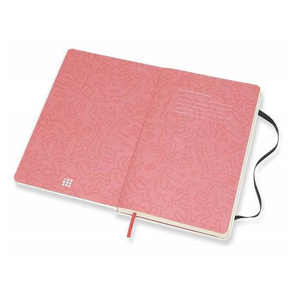 Записна книжка Moleskine Keith Haring середня неліновані Біла