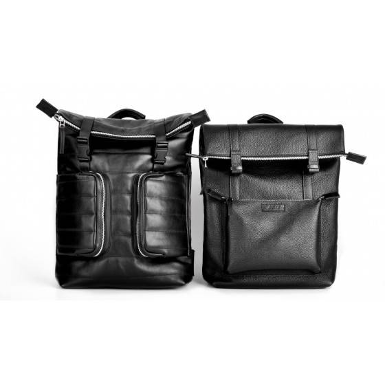 Рюкзак зі шкіри Jizuz Motto чорний