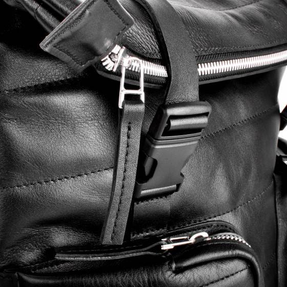 Рюкзак зі шкіри Jizuz Motto чорний