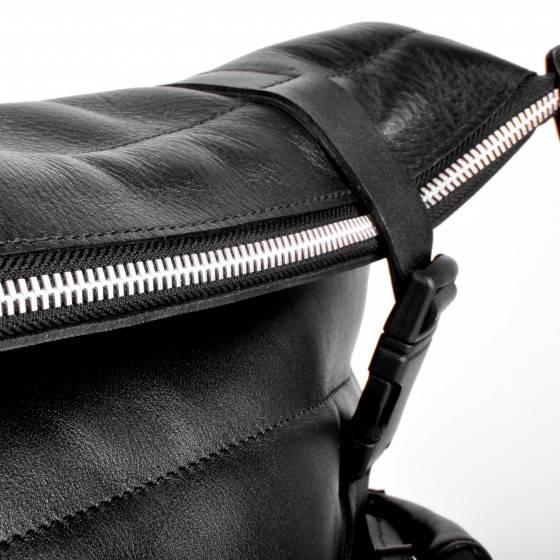 Рюкзак зі шкіри Jizuz Motto чорний