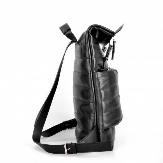 Рюкзак зі шкіри Jizuz Motto чорний