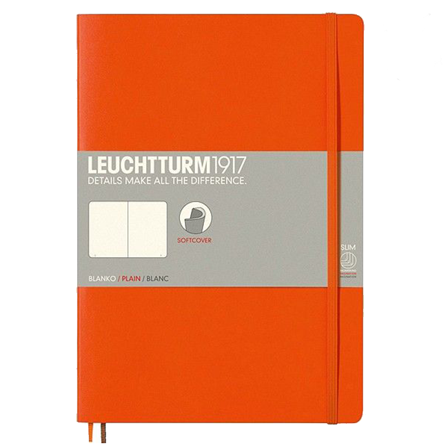 Блокнот Leuchtturm1917 Мягкий Composition Оранжевый Чистые листы (349277)